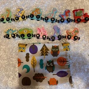 Magnetic Dinosaur Train Set for Kids - Multicolor